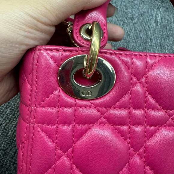 100% Authentic Dior Lady Dior Mini Shoulder Bag - Picture 8 of 14